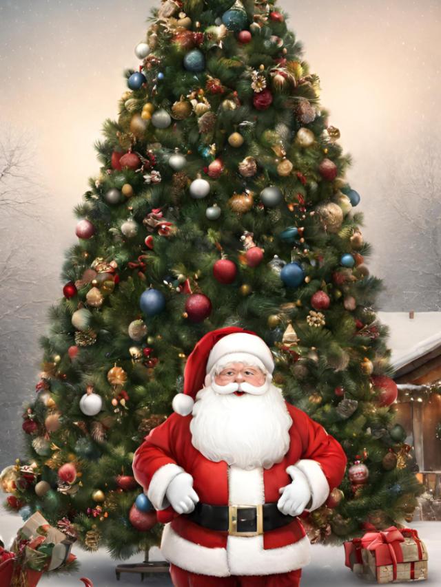 Upgrade Your Festivities: Juegoal 6 ft Artificial Christmas Tree with 300 LED Multicolor Lights